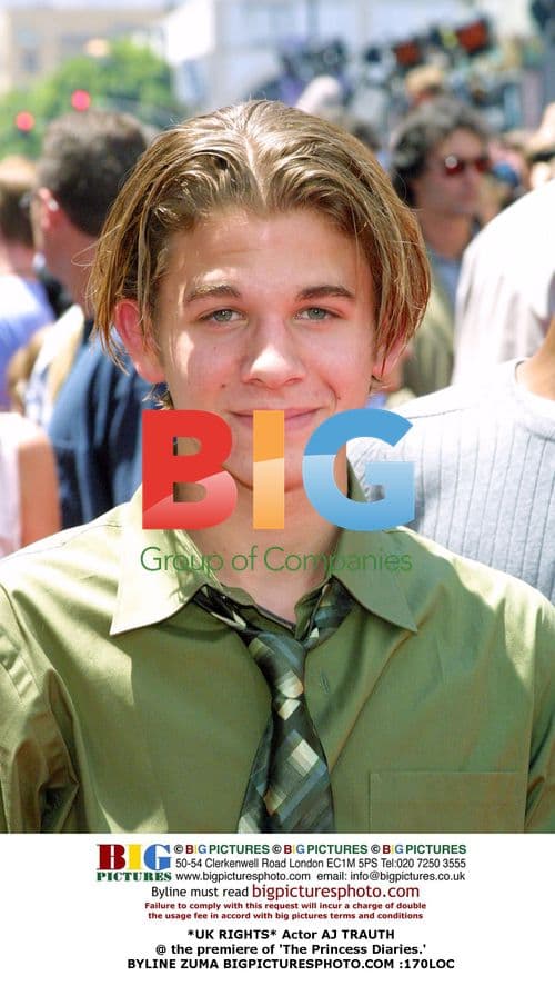 AJ TRAUTH @ 'The Princess Diaries' Premiere