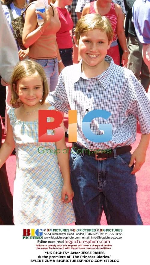 JESSE JAMES at The Princess Diaries premiere