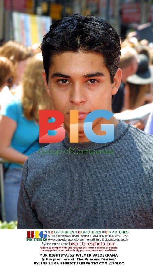 WILMER VALDERRAMA at 'The Princess Diaries' premiere