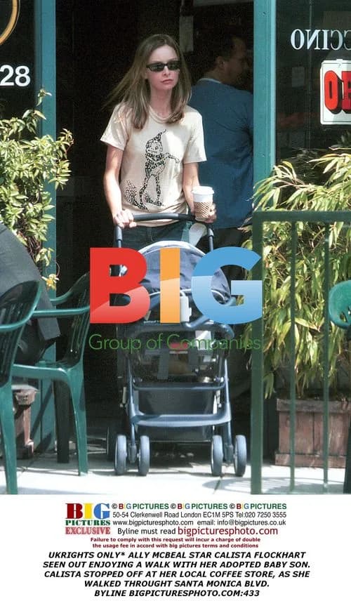 Calista Flockhart with Adopted Son in Santa Monica