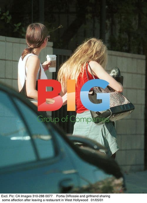 Portia DiRossie and girlfriend out in WeHo