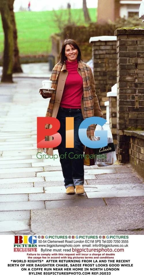 Sadie Frost on Coffee Run in London