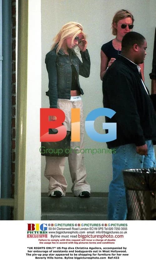 Christina Aguilera Furniture Shopping in West Hollywood