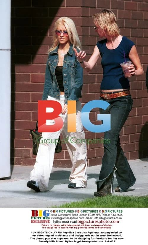 Christina Aguilera Furniture Shopping in West Hollywood