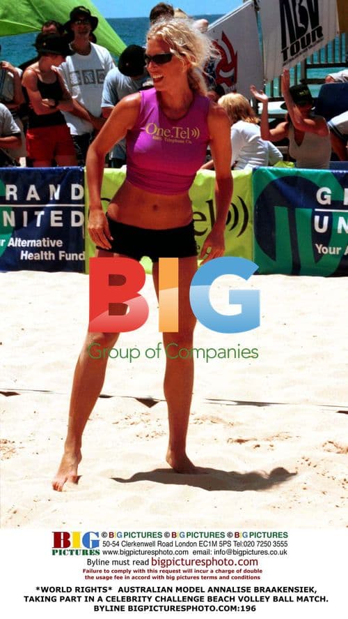 Annalise Braakensiek at Celebrity Beach Volleyball