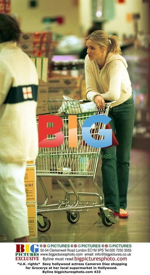 Cameron Diaz Grocery Shopping in Hollywood