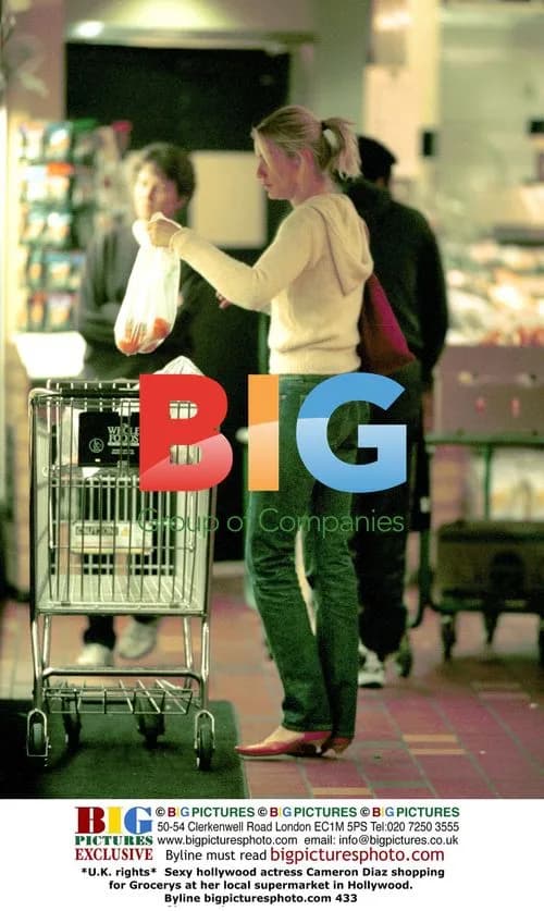 Cameron Diaz Goes Grocery Shopping