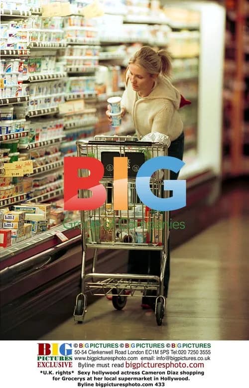 Cameron Diaz Shopping for Groceries