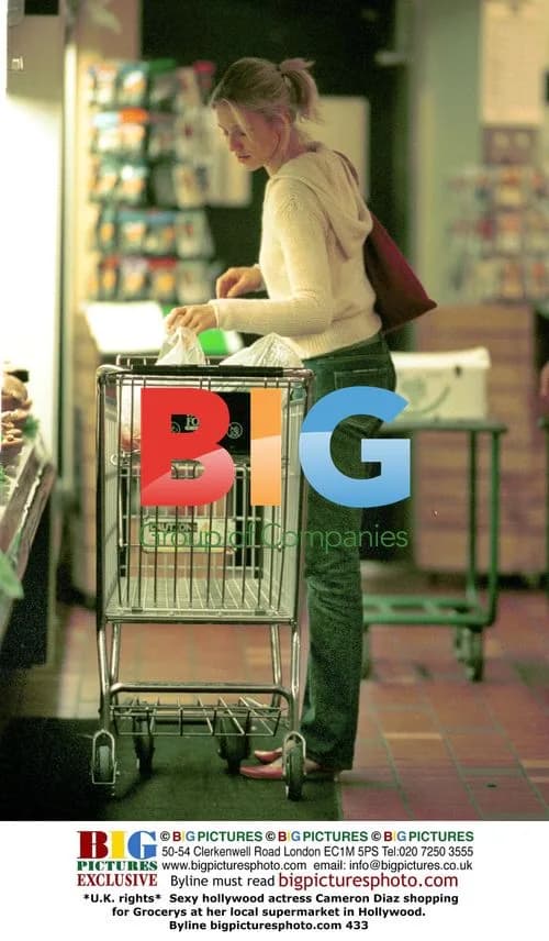 Cameron Diaz Grocery Shopping in Hollywood
