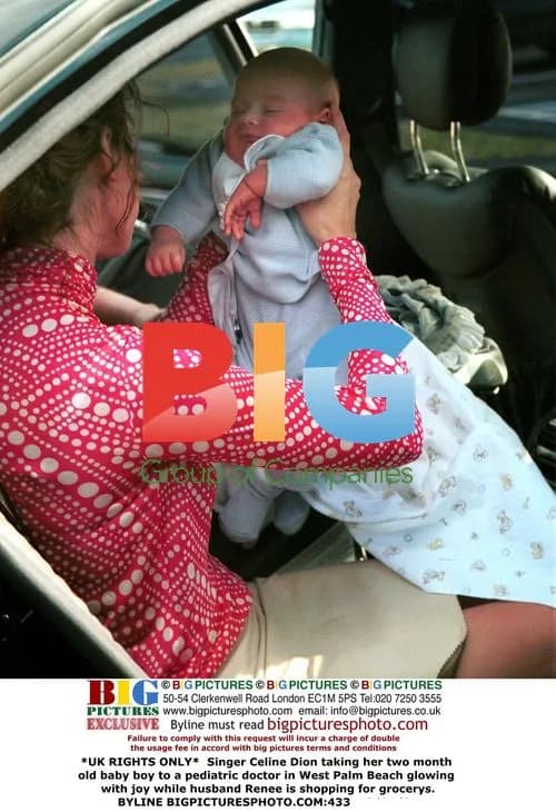 Celine Dion takes baby to doctor in Palm Beach