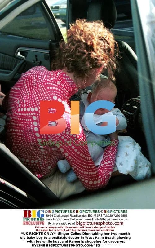 Celine Dion takes baby to doctor in Palm Beach