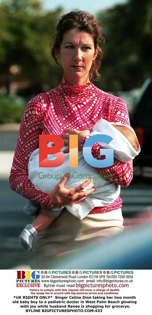 Celine Dion takes baby to doctor