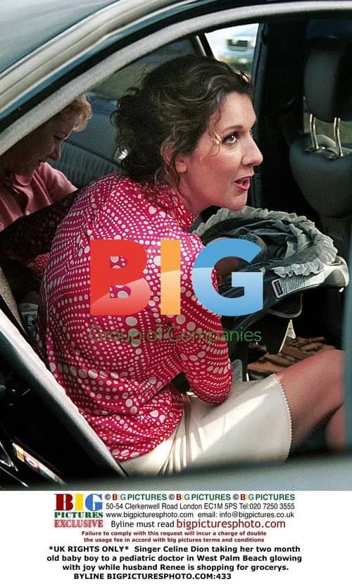 Celine Dion takes baby to doctor in Palm Beach