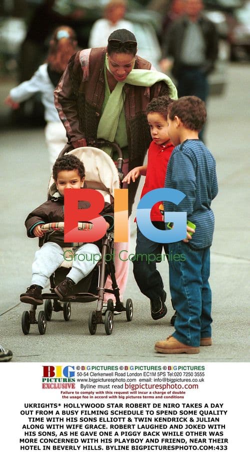 Robert De Niro Spends Time with Family