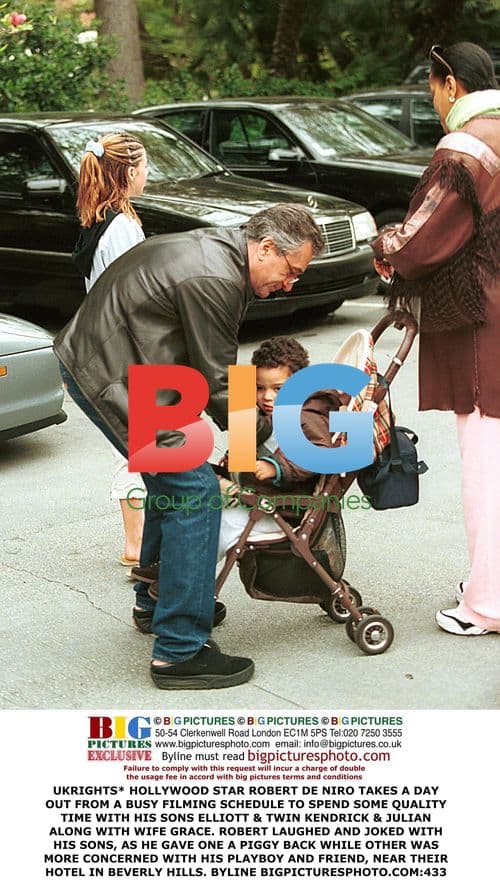 Robert De Niro Spends Time with Family