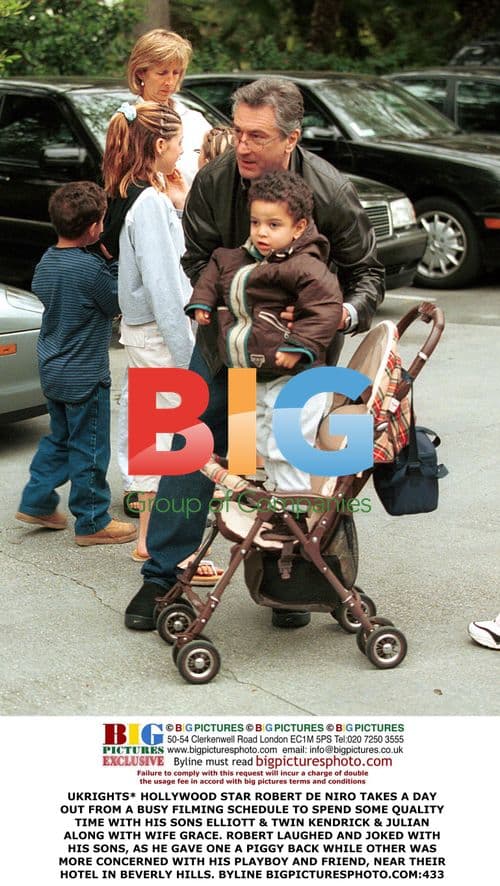 Robert De Niro Spends Quality Time With Family