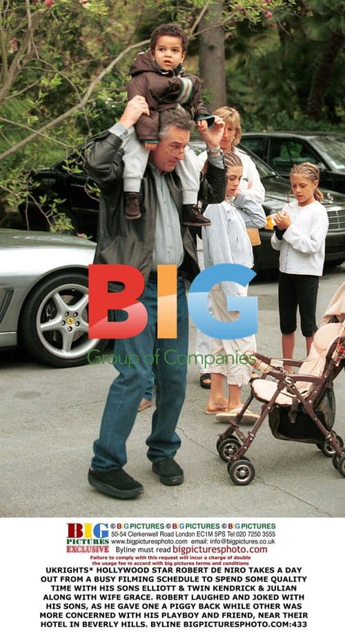 Robert De Niro Spends Quality Time with Sons