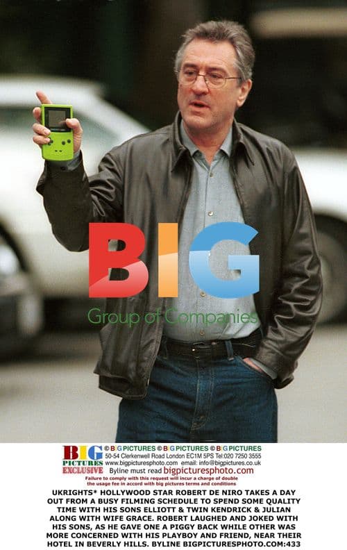 Robert De Niro Spends Time with Family