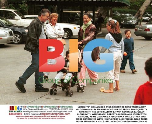 Robert De Niro Spends Time With Family