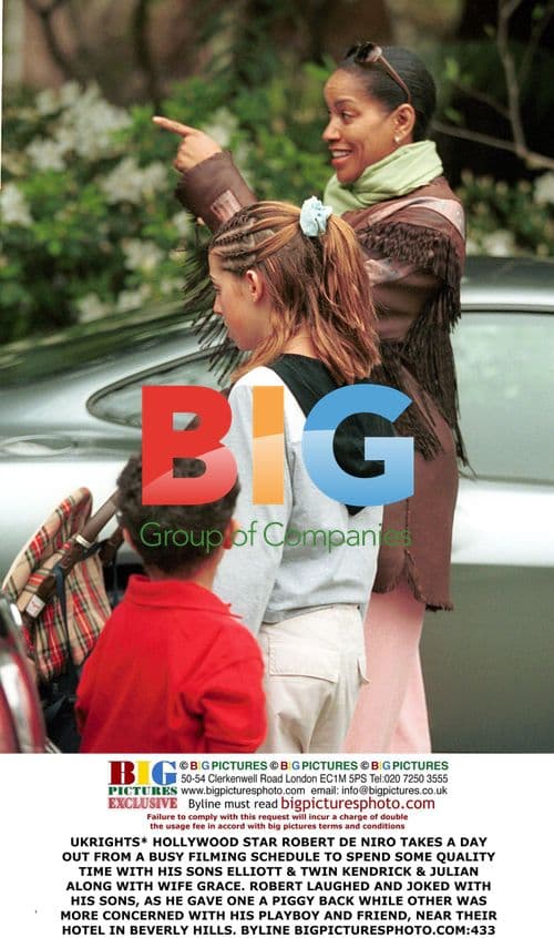 Robert De Niro Spends Quality Time with Family