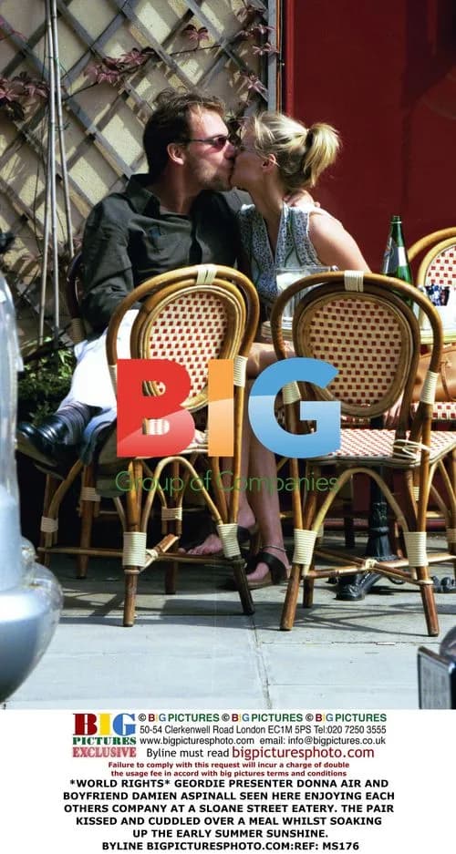 Donna Air and Damien Aspinall at Eatery