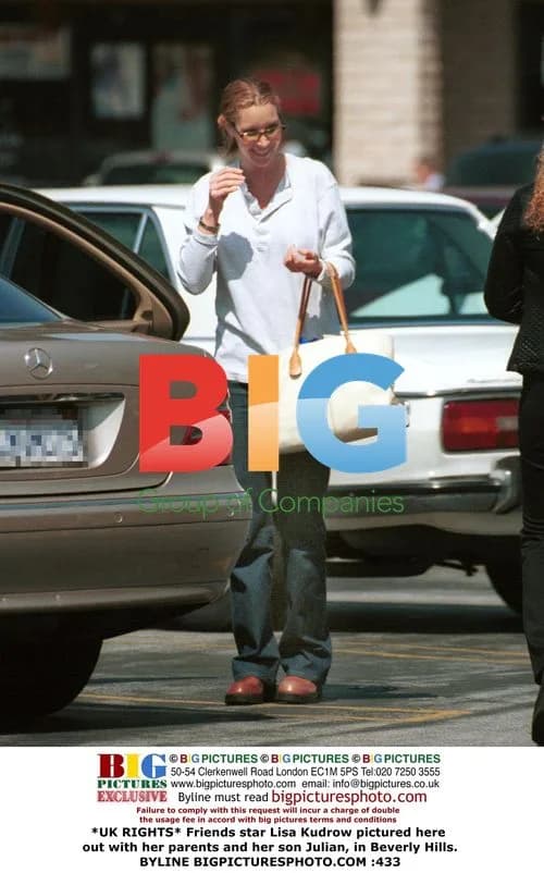Lisa Kudrow out with family in Beverly Hills
