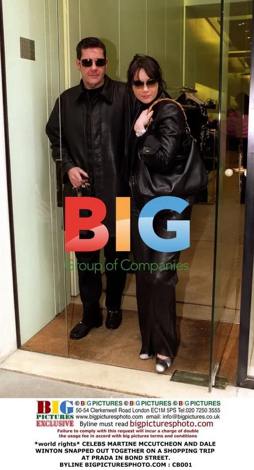 Martine McCutcheon and Dale Winton Shopping