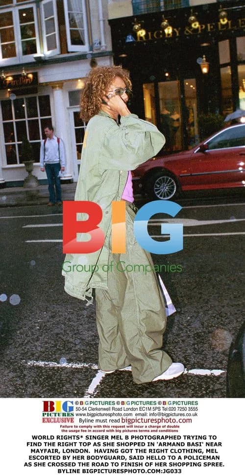 Mel B Shops in London's Mayfair