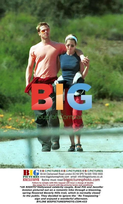 Brad Pitt and Jennifer Aniston's Romantic Hike