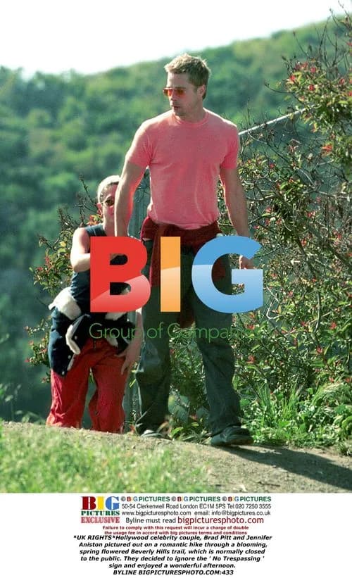 Brad Pitt and Jennifer Aniston on Hike