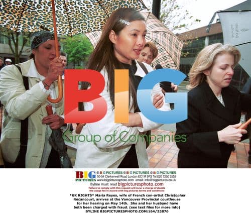 Maria Reyes arrives at Vancouver court for fraud hearing