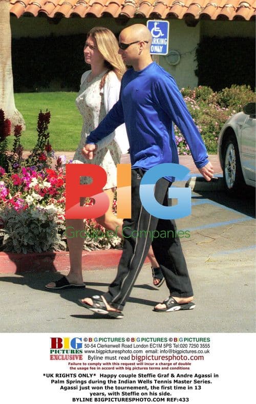 Steffie Graf & Andre Agassi in Palm Springs