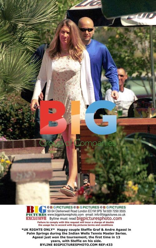 Steffie Graf & Andre Agassi in Palm Springs