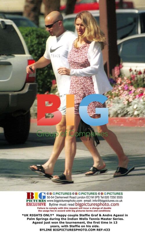 Steffie Graf & Andre Agassi in Palm Springs