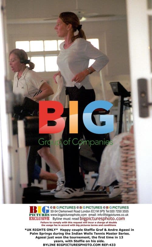 Steffie Graf & Andre Agassi in Palm Springs