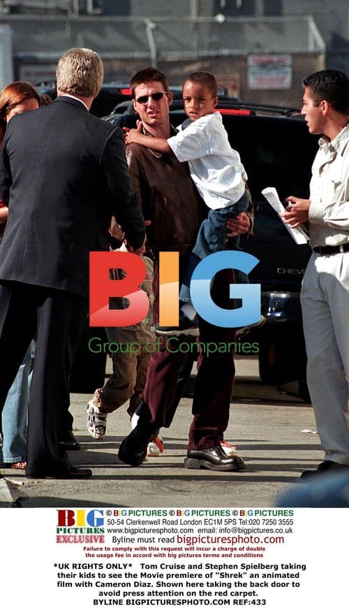 Tom Cruise & Spielberg Avoid Shrek Premiere Press
