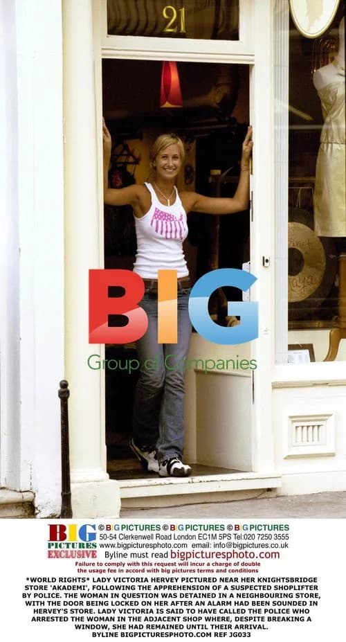 Lady Victoria Hervey with Suspected Shoplifter
