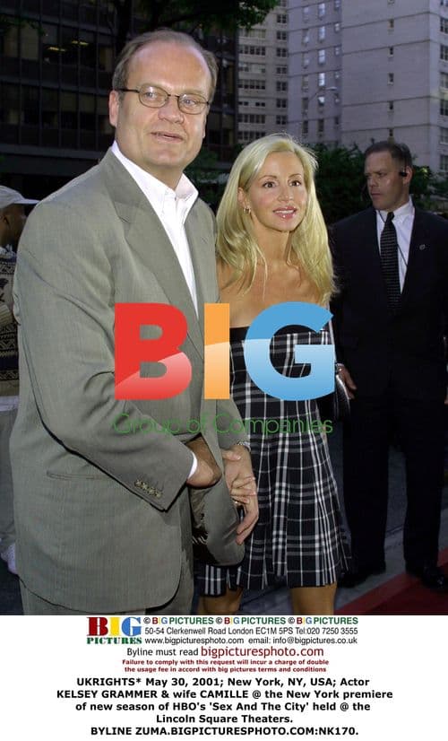 Kelsey Grammer & wife Camille at 'Sex And The City' premiere