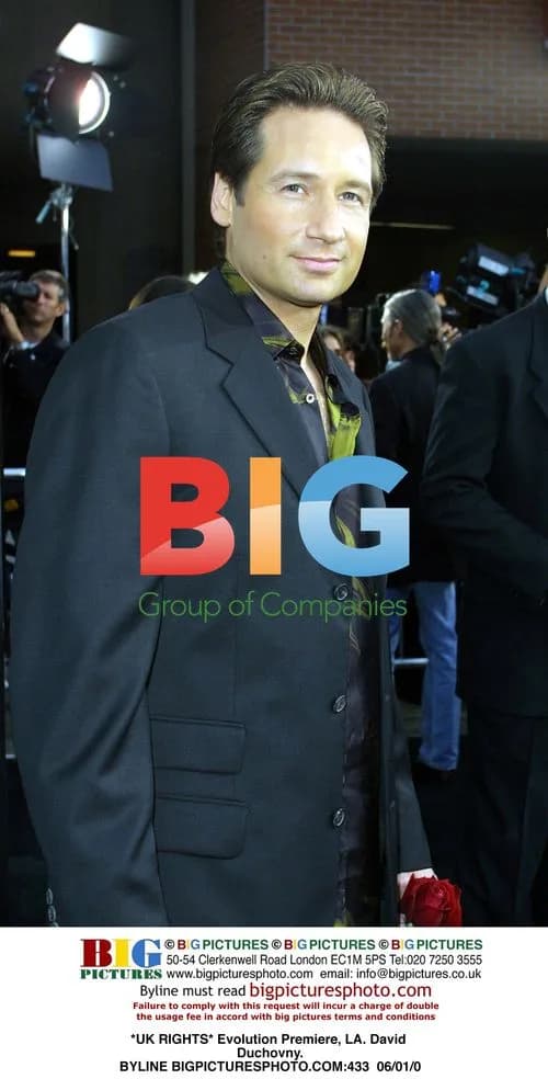 David Duchovny at Evolution Premiere
