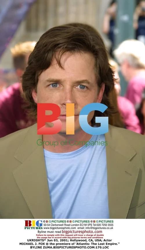 Michael J. Fox at 'Atlantis' Premiere