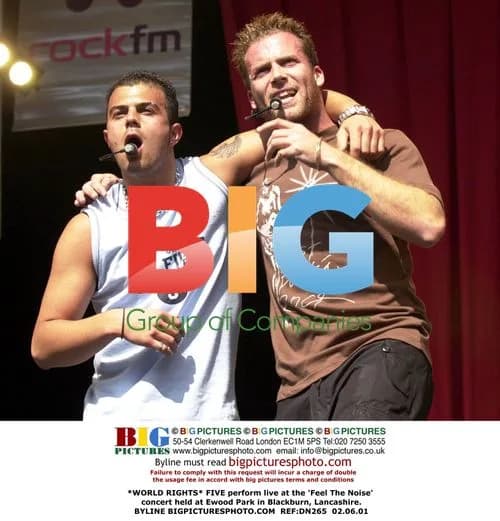 FIVE perform at 'Feel The Noise' concert in Blackburn