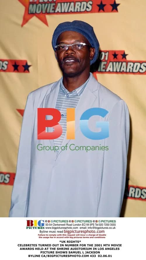 Samuel L Jackson at 2001 MTV Movie Awards