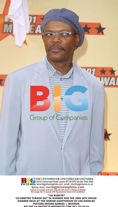 Samuel L Jackson at 2001 MTV Movie Awards