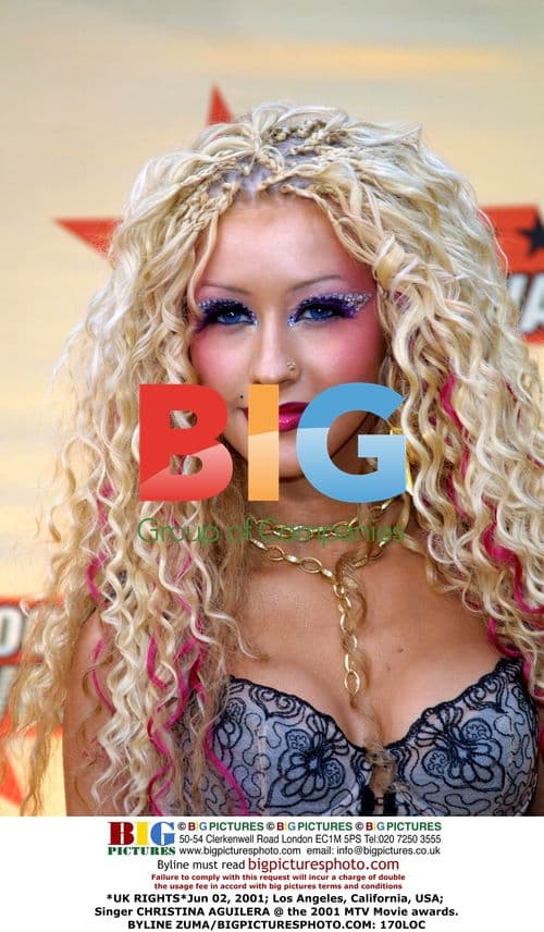 Christina Aguilera at 2001 MTV Movie Awards