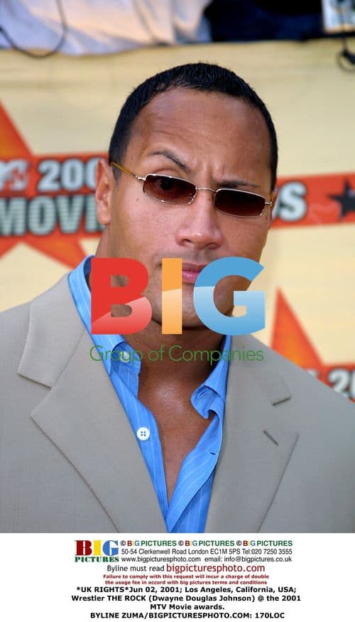 The Rock at 2001 MTV Movie Awards