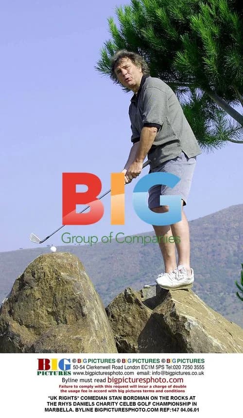Comedian Stan Bordman at Charity Golf Event in Marbella