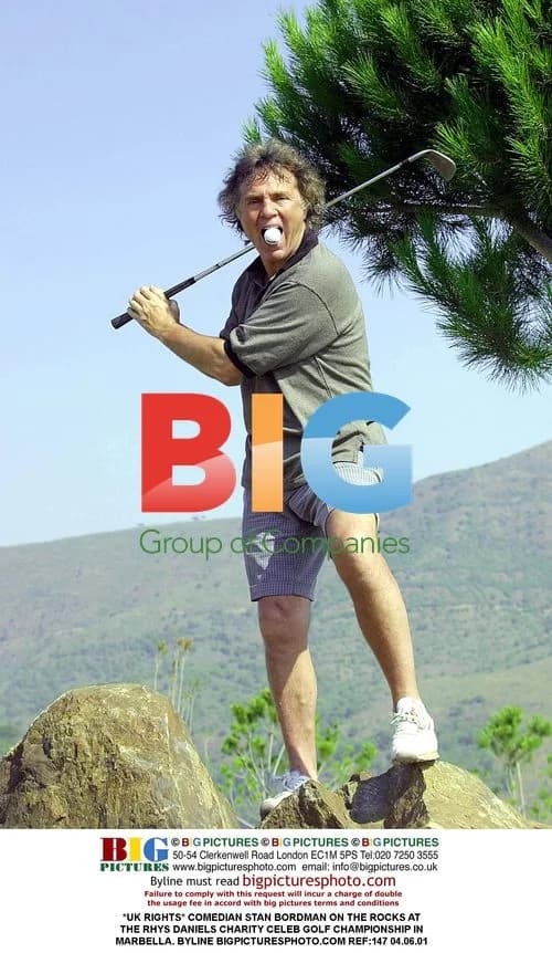 Comedian Stan Bordman at Rhys Daniels Charity Golf Gala