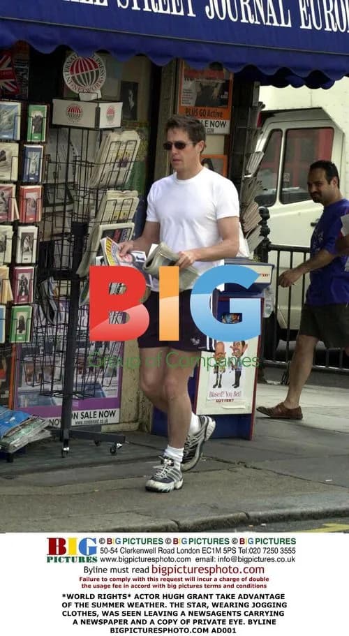 Hugh Grant spotted out in London