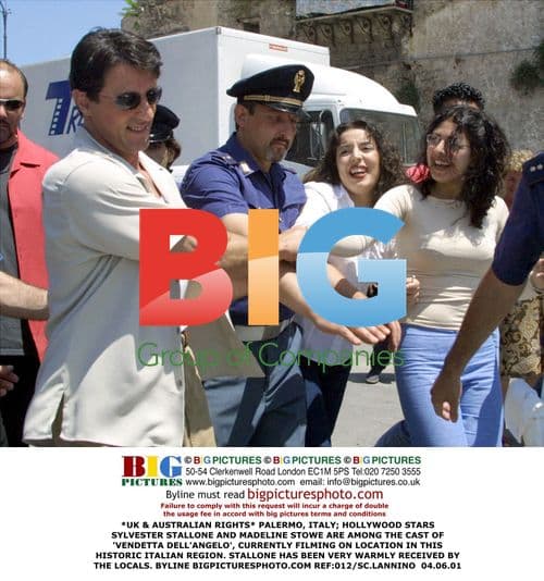 Stallone and Stowe Film in Palermo