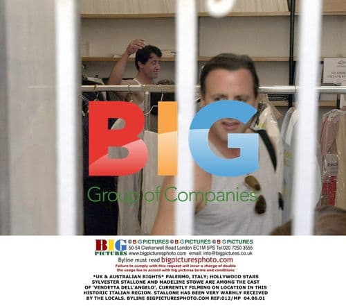 Stallone Filming in Palermo, Italy